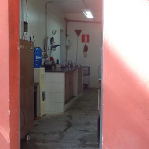 Bird's plaza's backstage area's entrance