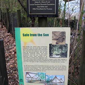 Wildlife Canyon- Sumatran Rhino Exhibit