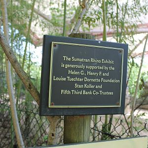 Wildlife Canyon- Sumatran Rhino Exhibit
