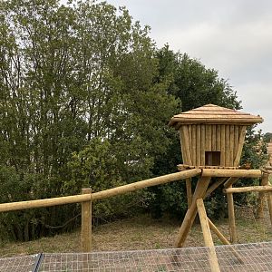 Part of the Red Panda Enclosure