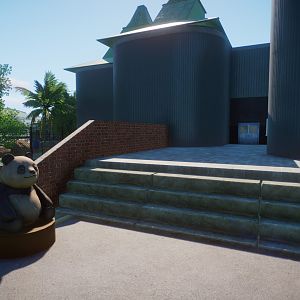 Planet Zoo: ZSL London Zoo: view towards Casson entrance