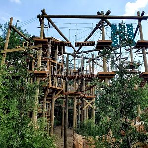 Aug. 2020 - New! Roo Valley - Rope Course (Former Sumatran Rhino Exhibit)