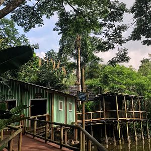 Entrance to Jaziquima (Colombian primates exhibit)