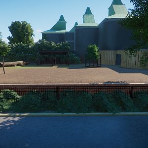 Planet Zoo: ZSL London Zoo: Bearded Pig / Red River Hog Exhibit