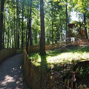 Access road to Arctic wolf viewing area, 2020-07-12
