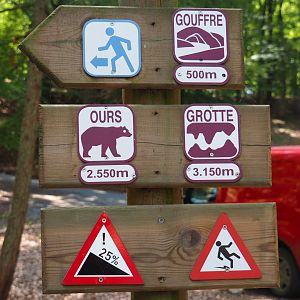 Road signs and Signs steed roads, 2020-07-12