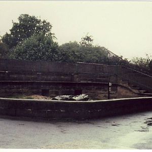 porcupine enclosure Chester Zoo 15 October 1983