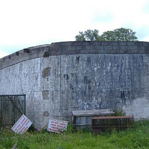 Causeway Safari Park, May 2007, rear of old elephant house