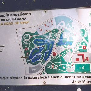 Map of Havana Zoo 2004