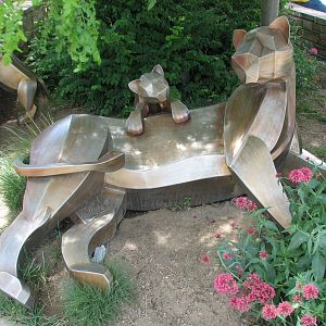 Entrance - Lion Sculpture