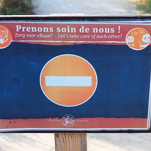 Covid-19 No access this way signage, 2020-09-02