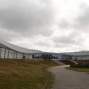 Tropical pavilion from the outside