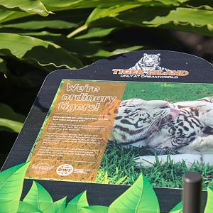 Sign About White Tigers