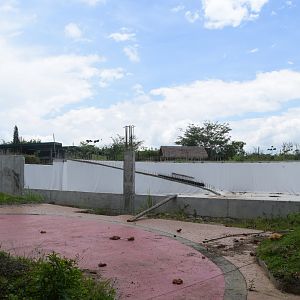 Hippo exhibit under construction
