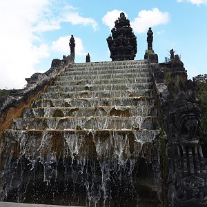 Waterfall on the orangutan temple, 2020-09-02