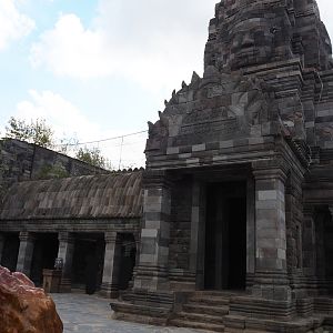 Javan leopard temple viewing area, 2020-09-02