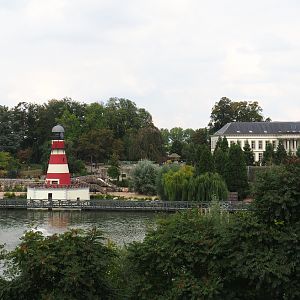 Pairi Daiza landscape seen from the upper parts of The Kingdom of Ganesha, 2020-09-02