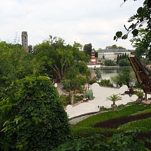 Pairi Daiza landscape seen from the upper parts of The Kingdom of Ganesha, 2020-09-02
