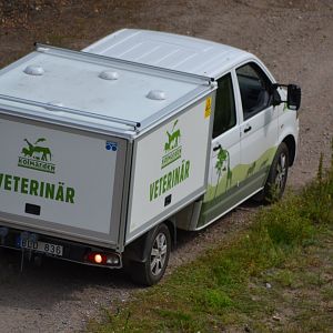 The vet car at Kolmården
