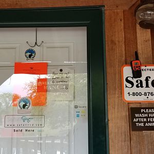 Briarwood Ranch SP - Building door; use radio to let them know you're there