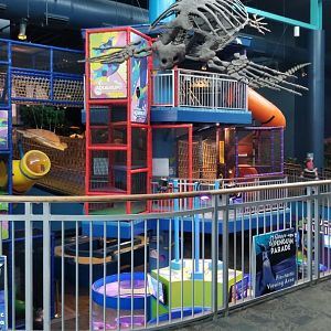 Aq of the Smokies - Children's play area, seen from inside entrance