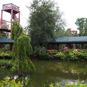 The Middle Kingdom - Chinese viewing corridor and tower, 2020-09-03