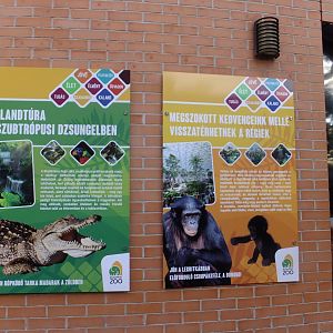 Signs about Pannonia Park