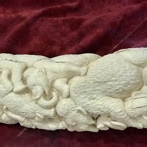 Detail of Mammoth Engraving