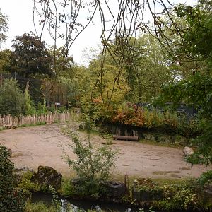 White Rhino enclosure - left side