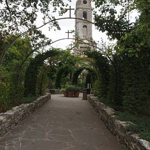 Cambron Abbey - Gardens near the old abbey tower ruins, 2020-09-03
