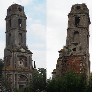 Cambron Abbey - Ruins of the old abbey tower, 2020-09-03