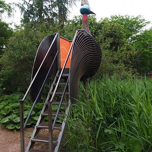 Giant cassowary-shaped viewing point, 2020-05-23