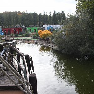 Waterfowl pond (view from pirate ship)