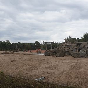 Part African elephant / Baboon enclosure