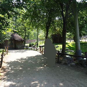 Walkway in the African waterfront aviary, 2020-06-12