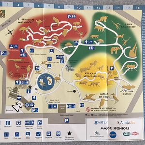 Perth Zoo Map (2002)