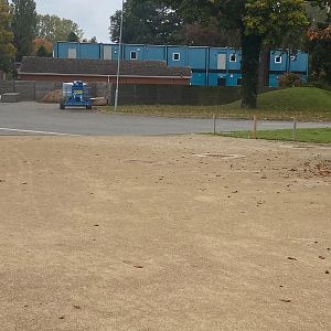 Cabins at the entrance gate