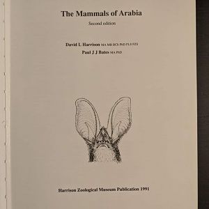 The Mammals of Arabia