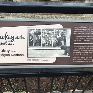 Smokey Bear Habitat Sign