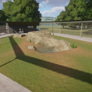 Snow Leopard Exhibit Paddock