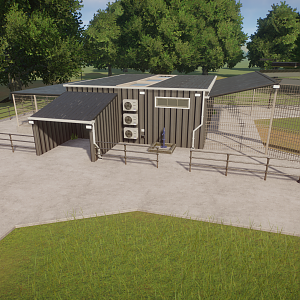 Snow Leopard Exhibit House