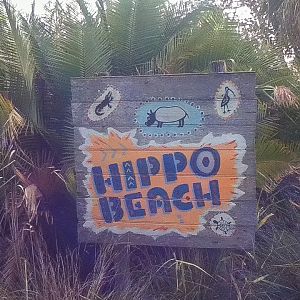 Hippo Beach Signage - June 2016