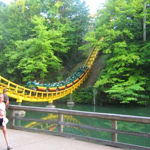 Loch Ness Monster Crossing Rhine River