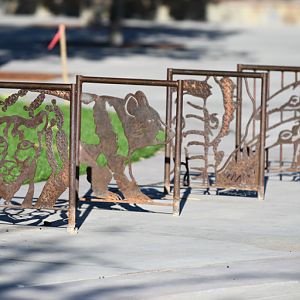 animal bicycle racks