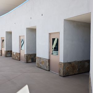 inside of entry building (new facade)