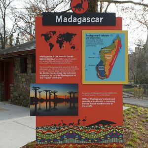 New Madagascar Exhibit - Madagascar Sign
