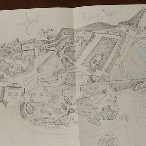 Giant Fantasy Aquarium- main floor map