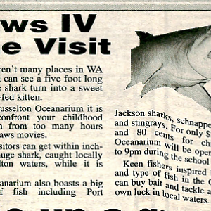Busselton Jaycees Oceanarium  opened 1970 - February 1997