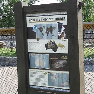 Marsupial Dispersal sign