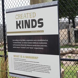 Kinds/Baramins Explanation Sign